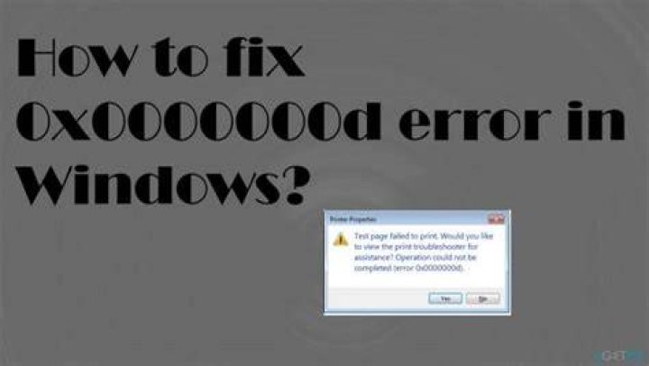 0x0000000d error