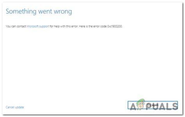 0xc1900200 error
