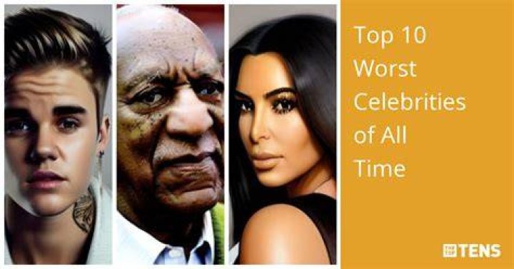 10 Worst Celebrity Role Models