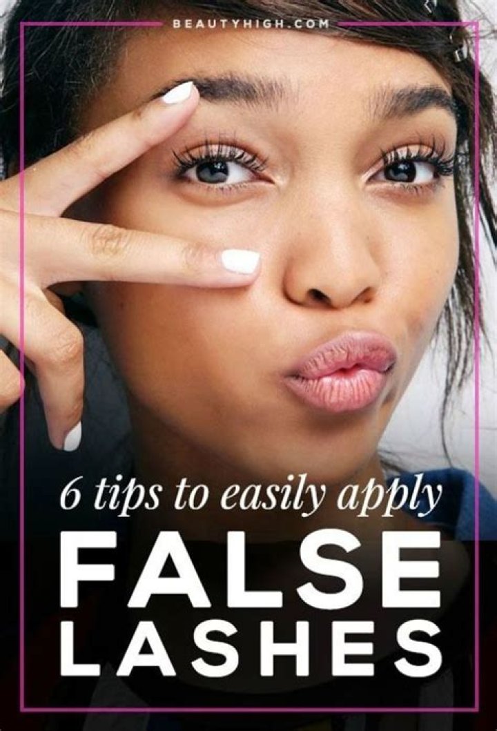 6 Tips to Easily Apply False Lashes