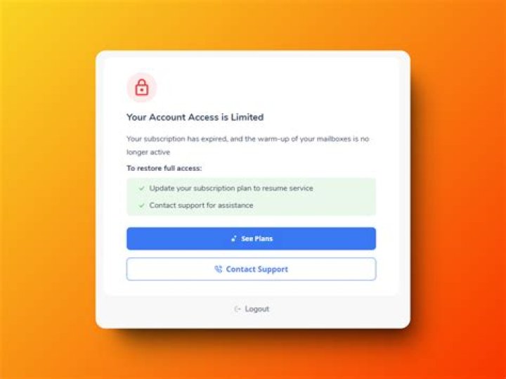 account details limited access