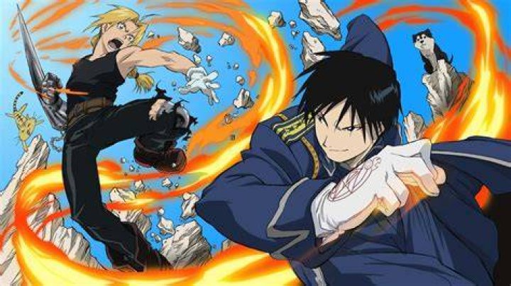 Action anime characters fighting Action anime characters fighting