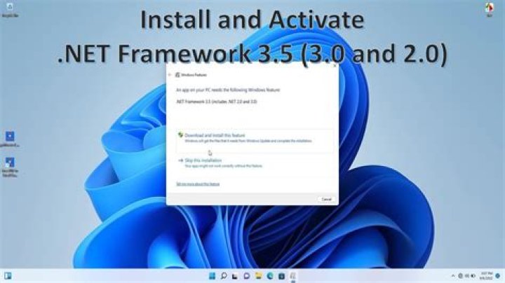 Activate NET frameework 3.5 Activate NET framwork 3.5 - Vlan tab missing