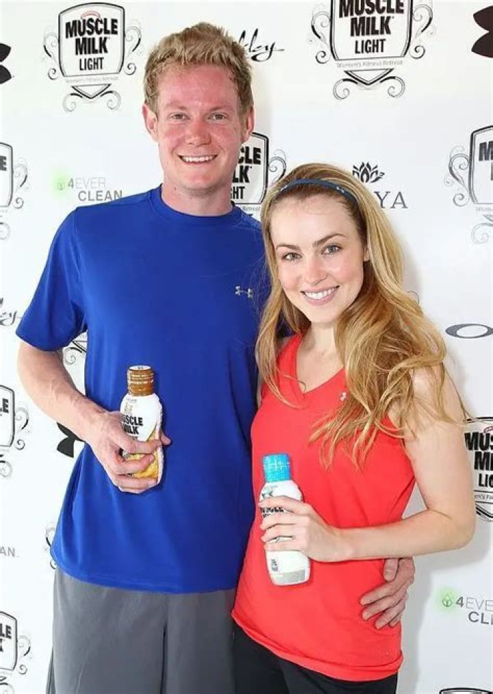 Amanda Schull with her husband and son Amanda Schull with her husband and son