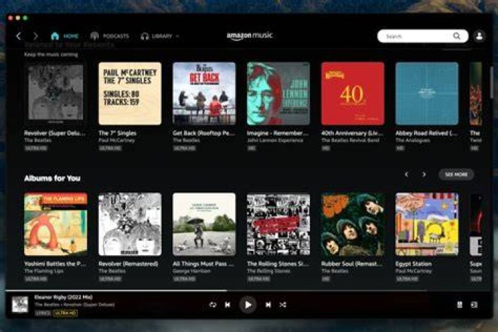 Amazon Music screenshot 2021 Amazon Music screenshot 2021