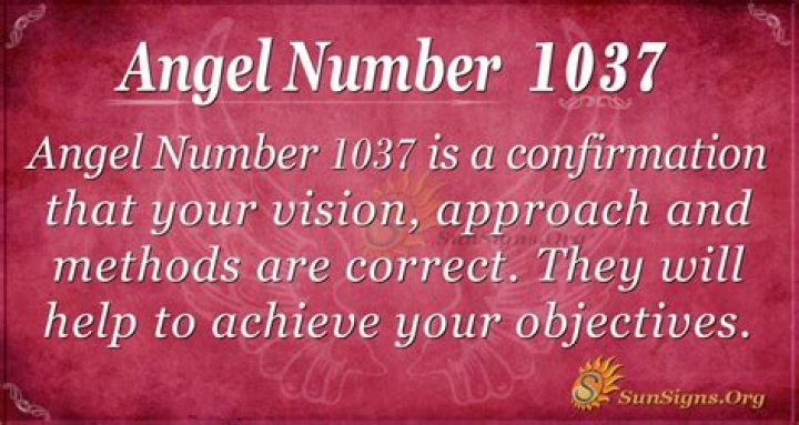 angel number 1037