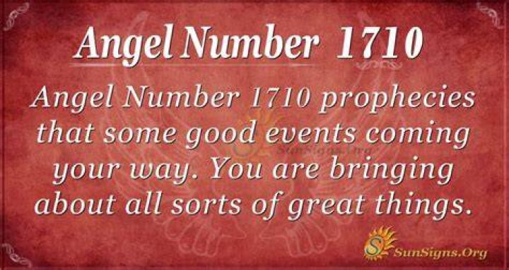Angel Number 1710