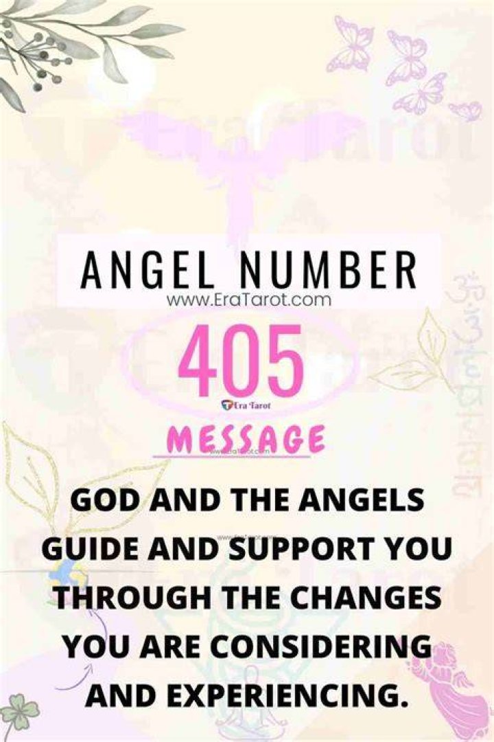 Angel Number 405