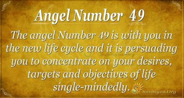 angel number 49