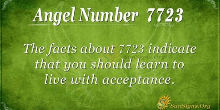 angel number 7723