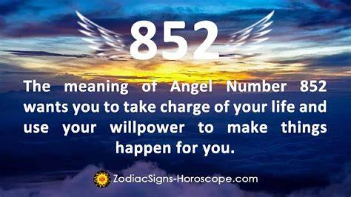 angel number 852