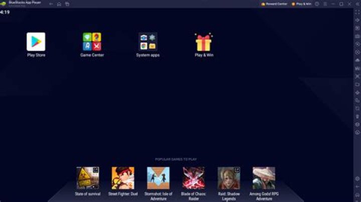 apps section settings app apps section bluestacks not opening