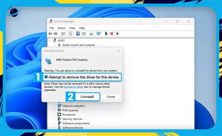 Attempt to remove the driver for this device