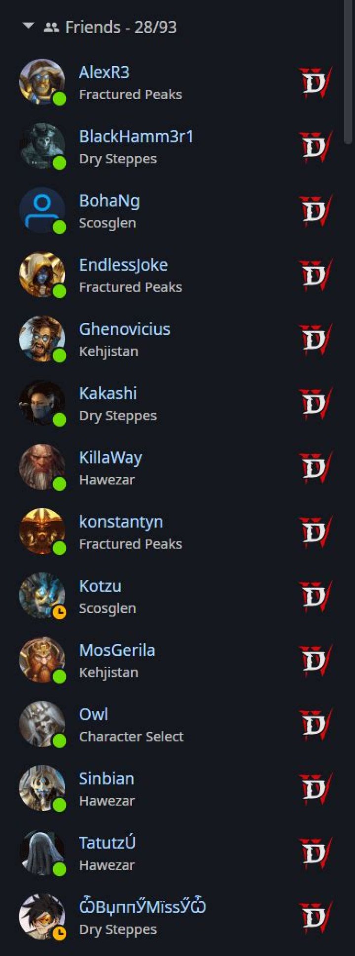 battle.net friend list battle.net friend list can't add friends