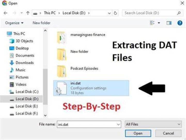 Best software to open .DAT files with