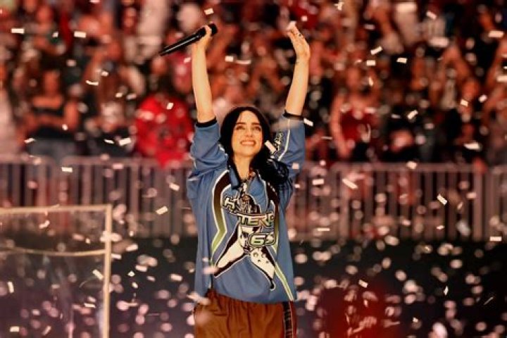 Billie Eilish on stage