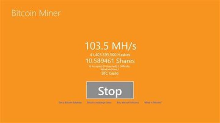 bitcoin miner windows 8 app