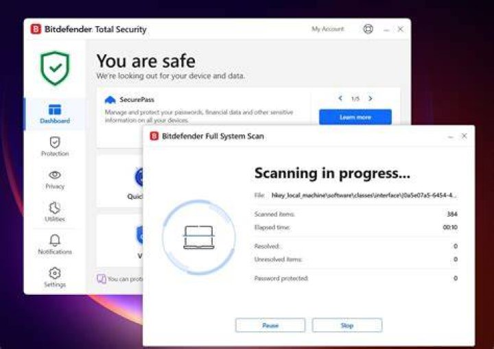Bitdefender repair