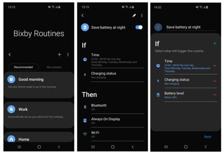 Bixby routines save battery Bixby routines save battery