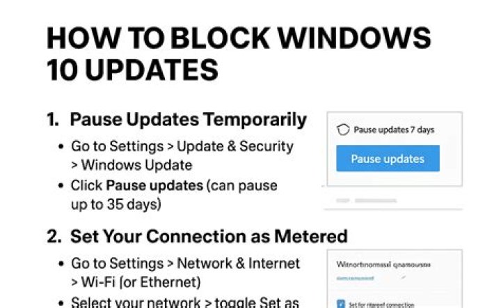 block windows 10 updates