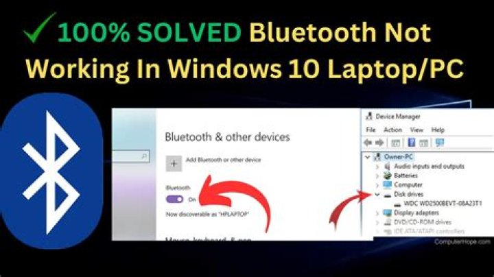 Bluetooth not working in Windows 10