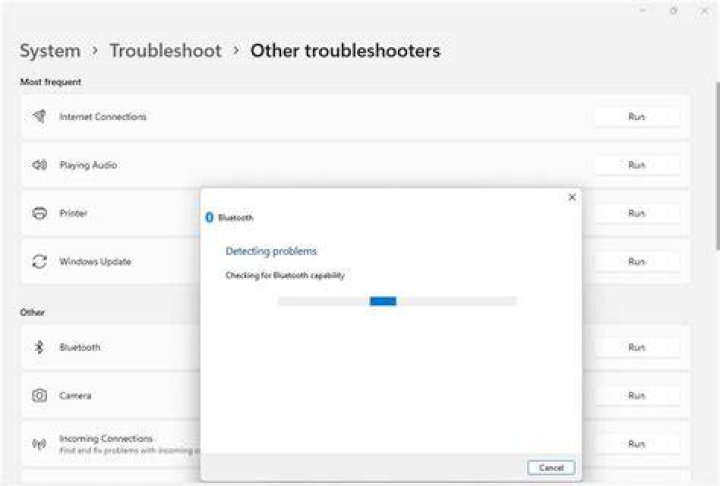 bluetooth troubleshooter