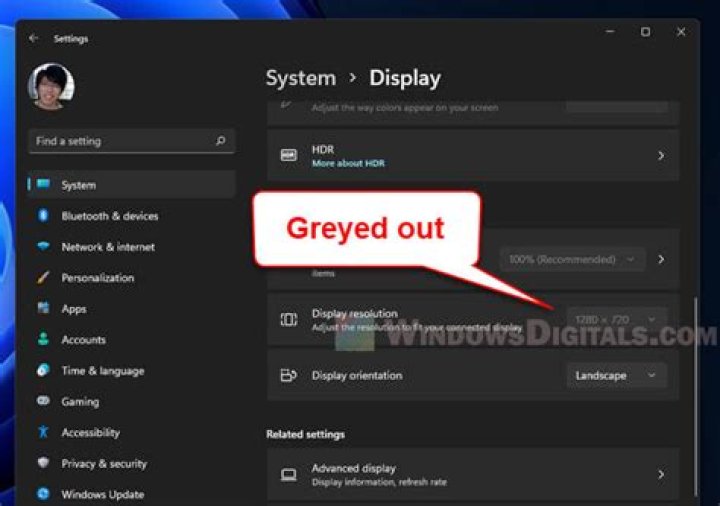 Brightness option grayed out Windows 10