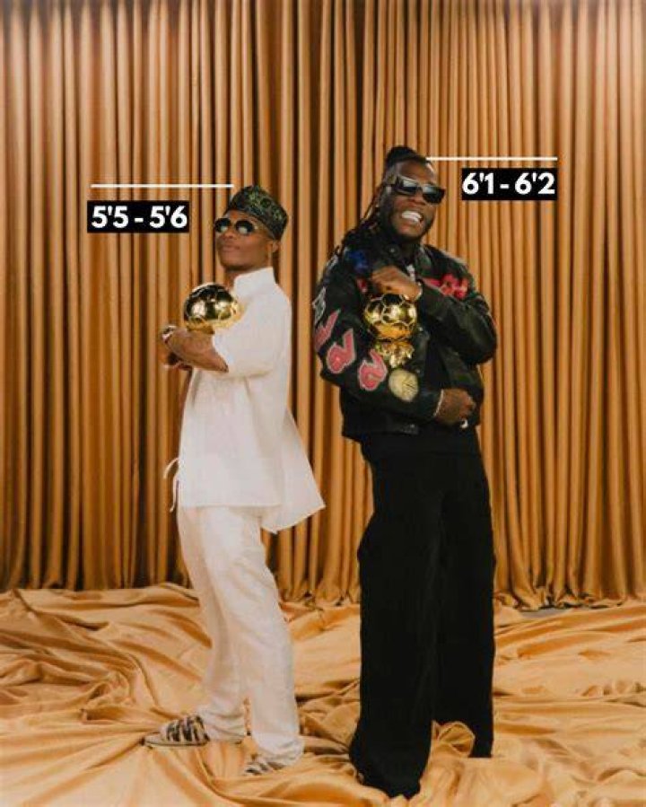 burna boy height burna boy height