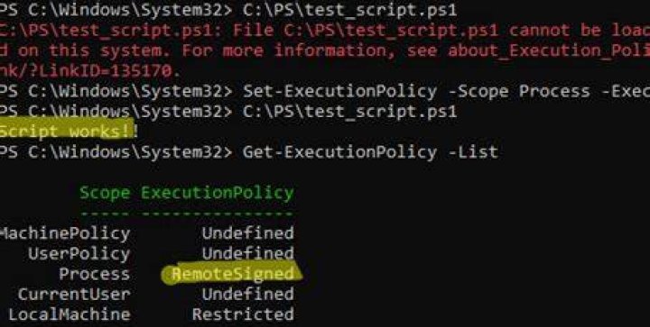 ByPass Execution Policy ByPass Execution Policy running scripts is disabled on this system powershell error