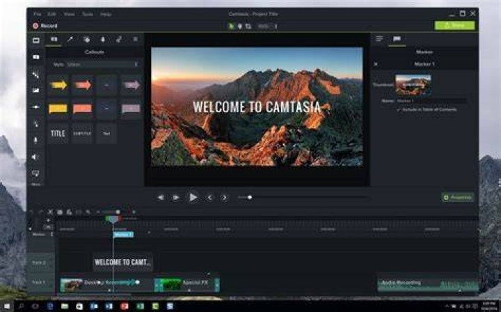 Camtasia screen recorder