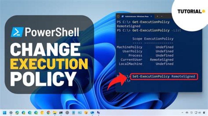 change execution policy change execution policy running scripts is disabled on this system powershell error