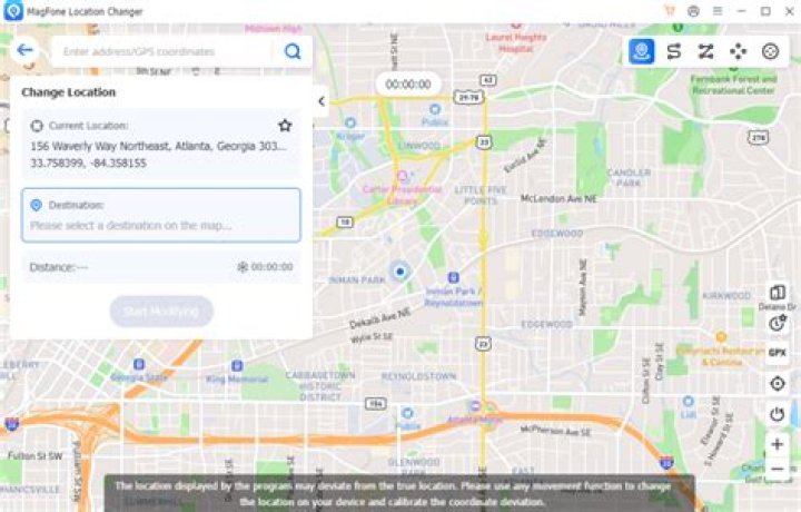 change location
