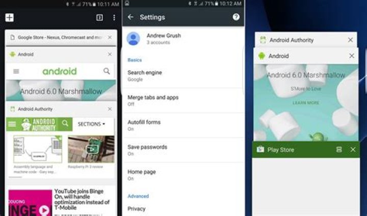 Chrome for Android no longer merging apps and tabs by default