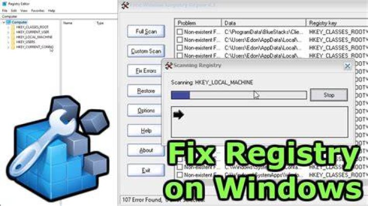 Clean registry errors