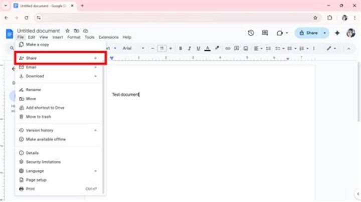 click file then page setup in google docs