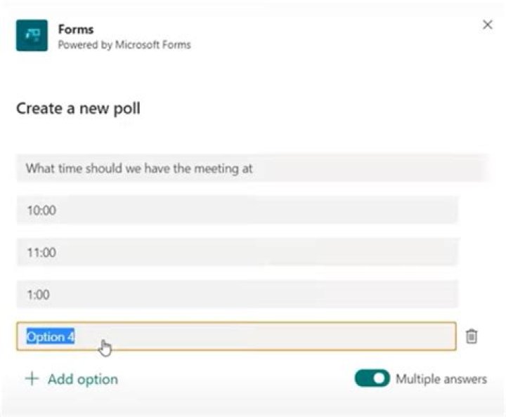 click slash poll click slash poll
