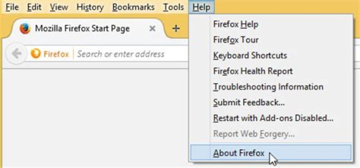 clicking about firefox