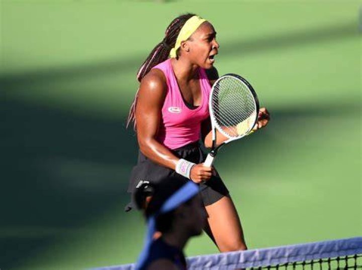 Coco Gauff ecstatic