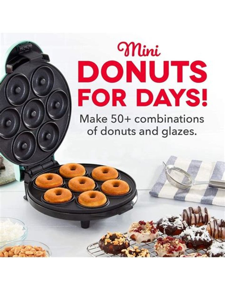Dash DDM007 Mini Donut Maker Machine