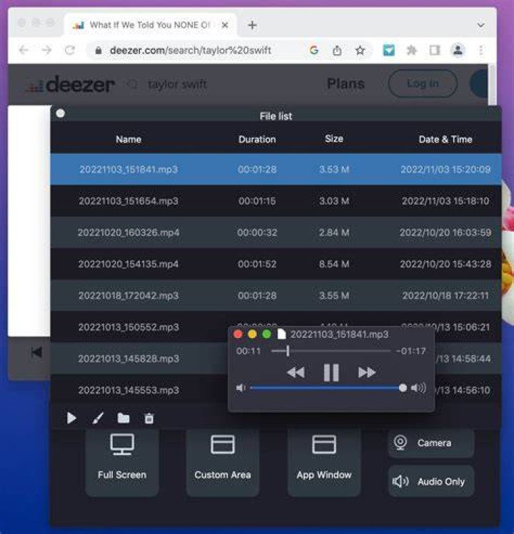 Deezer screenshot 2020 Deezer screenshot 2020