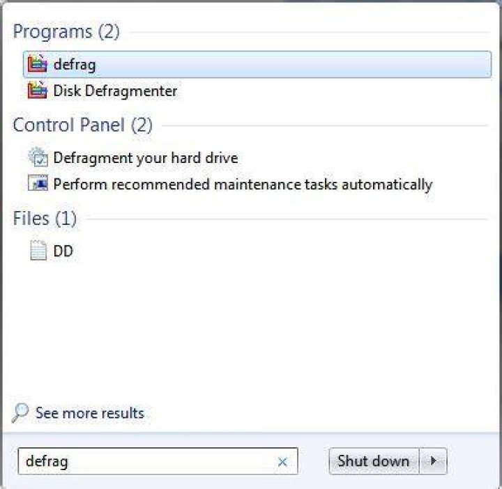 Defrag won't launch