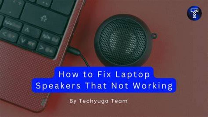 device manager laptop speakers not working