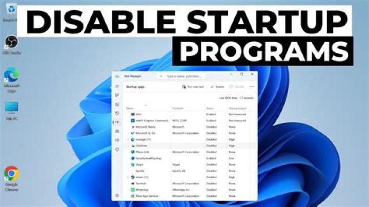 disable startup applications nothing happens run as administrator