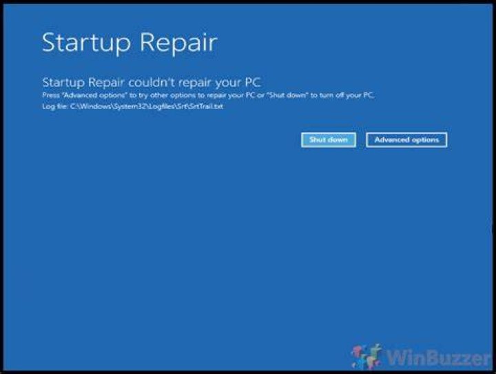 Disable Startup Repair to fix srttrail.txt windows 11