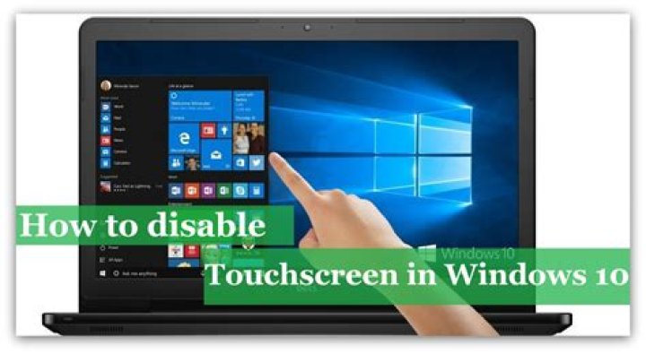 disable touch screen windows 10