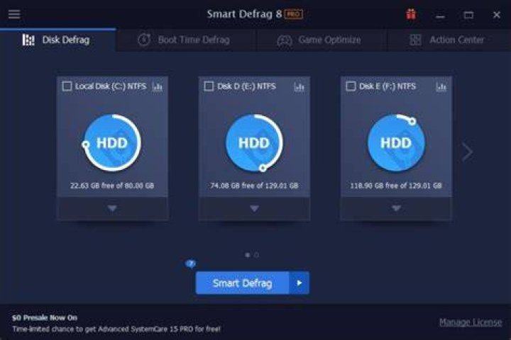 disk defrag doesn't work
