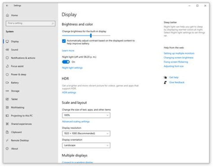 display-settings