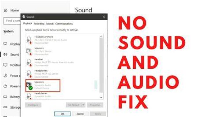 distorted sound windows 10 speakers properties