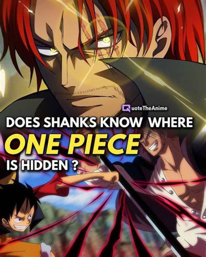 Does Shanks Know Where The One Piece Is