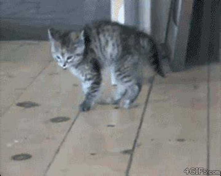 Doing a sideways hop